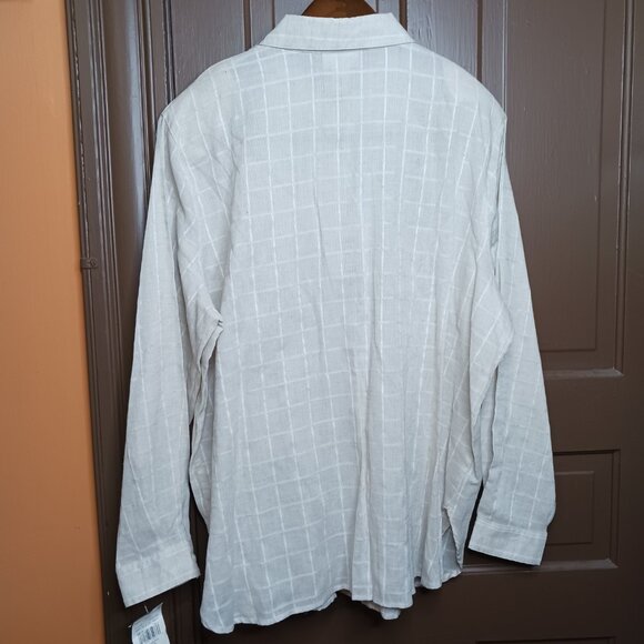 Alfred Dunner Off White Long Sleeve Women's Button Down Shirt size 22W - Picture 2 of 9